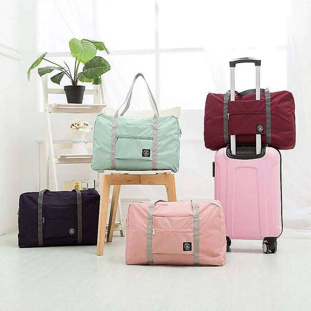 Portable Large Capacity Lightweight Sports Gym Carry On Luggage Foldable Duffle Bag for Travel Y260225