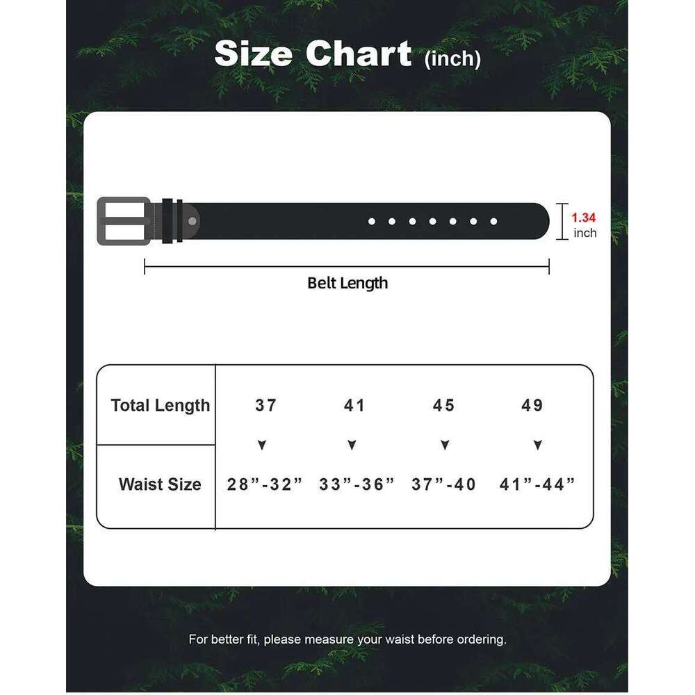 Maikun Men's For Trousers Classic Black Alloy Pin Buckle Business Second Layer Leather Belt Y260225