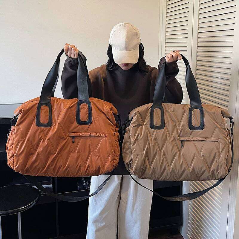 Fashionable Travel Tote Bag, Large Capacity, Winter Women's Handbag, Suitable for Sports Yoga, Daily Travel, Etc Y260225