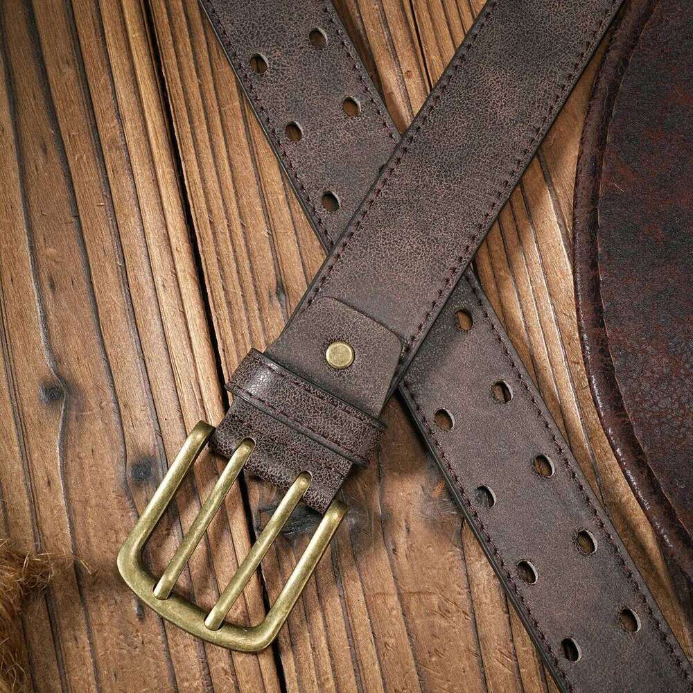Vintage fashion collision! PU leather alloy buckle waistband, for both men and women, to create a personalized western style Y260225