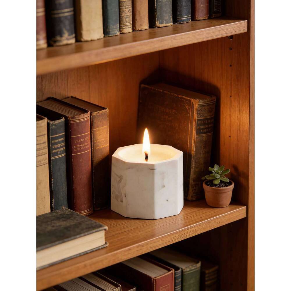 Natural Soy Plant Wax Aromatherapy Smokeless Essential Oil Scented Ink Plaster Candle for Home Decor H260225