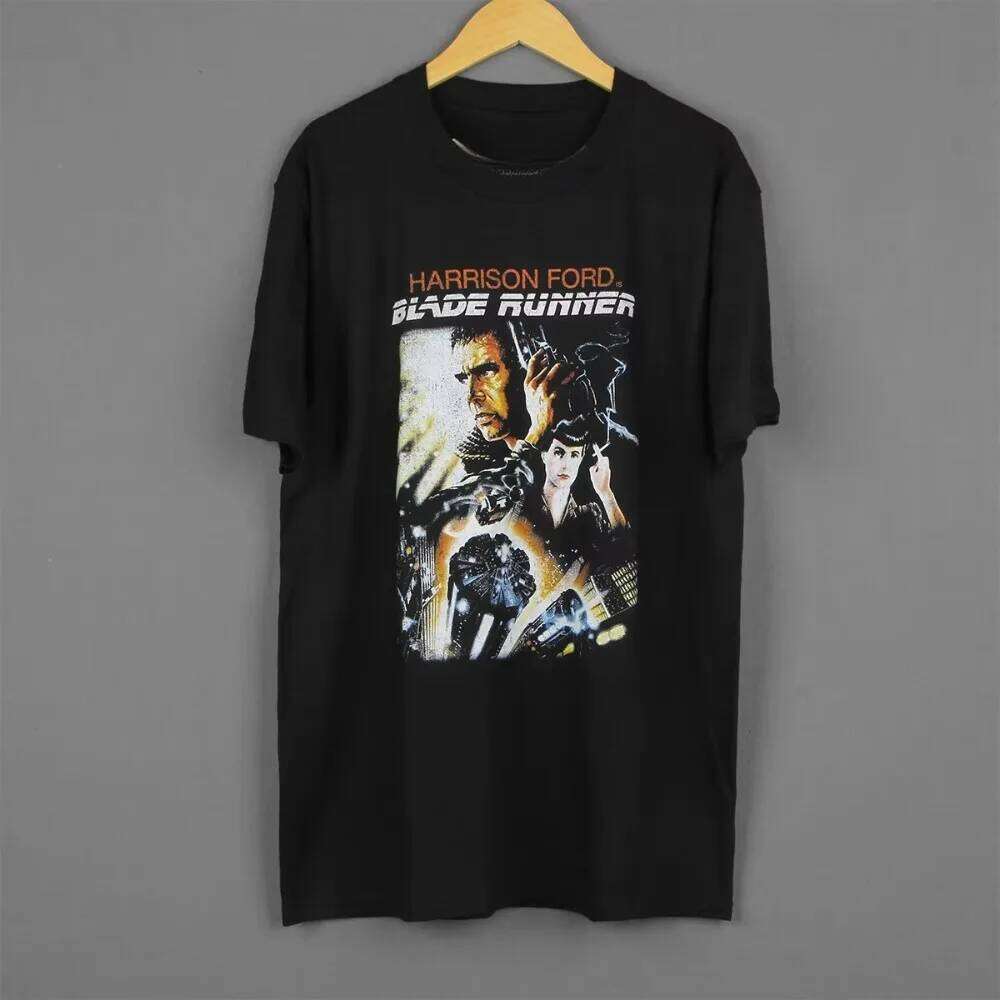 Blade Runner Cyberpunk Movie Rachel Decker Men's Loose Short sleeved Printed Shirt unisex Top T-shirt C260225