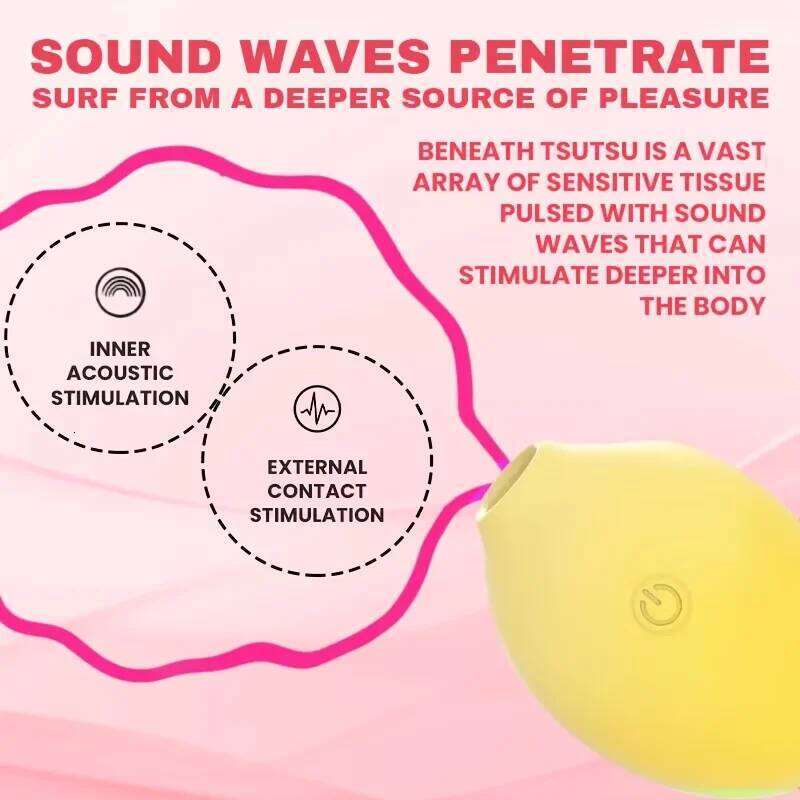 Clit Sucker Sucking Lemon Vibrators 10 Power Suction Love Egg Nipple Stimulator Adult Sex Toys Female Masturbator Women's Spring 26H0225