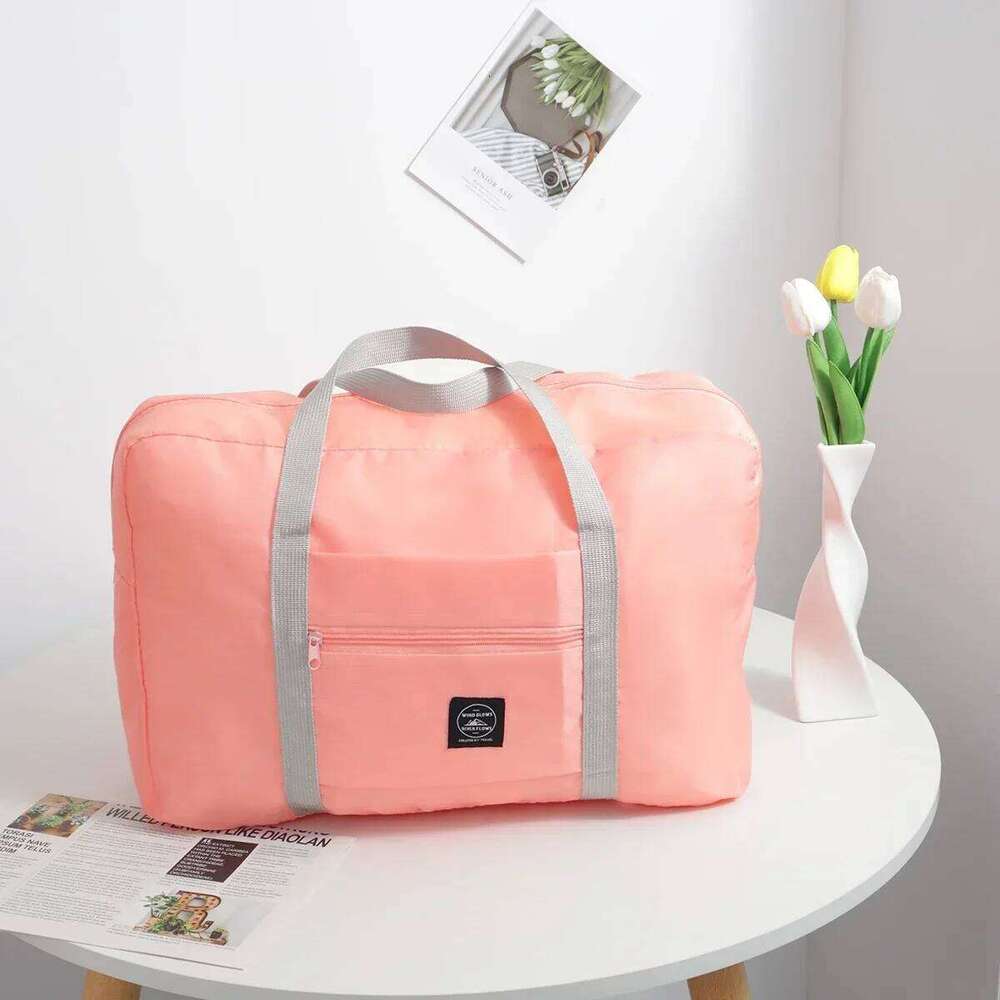 1pc-Folding Organiser Luggage Handheld Boarding Bag Large Capacity Travel Storage Y260225