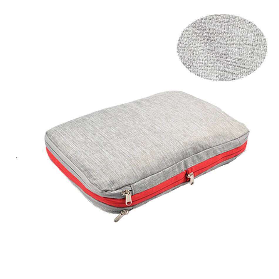 Nylon Double Layer Portable Compression Packing Cubes For Large Travel Suitcase Organizer ,Waterproof ,For Travelling 26Y0225