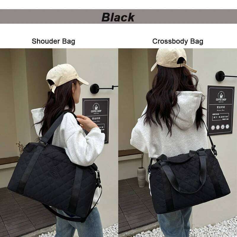 Large Capacity Outdoor Waterproof Travel Luggage Handbag Women Shoulder Oxford Men Sports Gym Bag Female Crossbody Bags Y260225