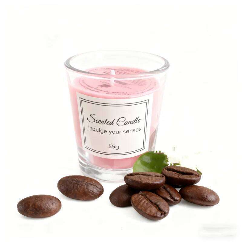 Cup Aromatherapy Premium Gift Box Glass Handmade Soy Wax Smokeless Creative Candle Birthday Wedding Decoration H260225