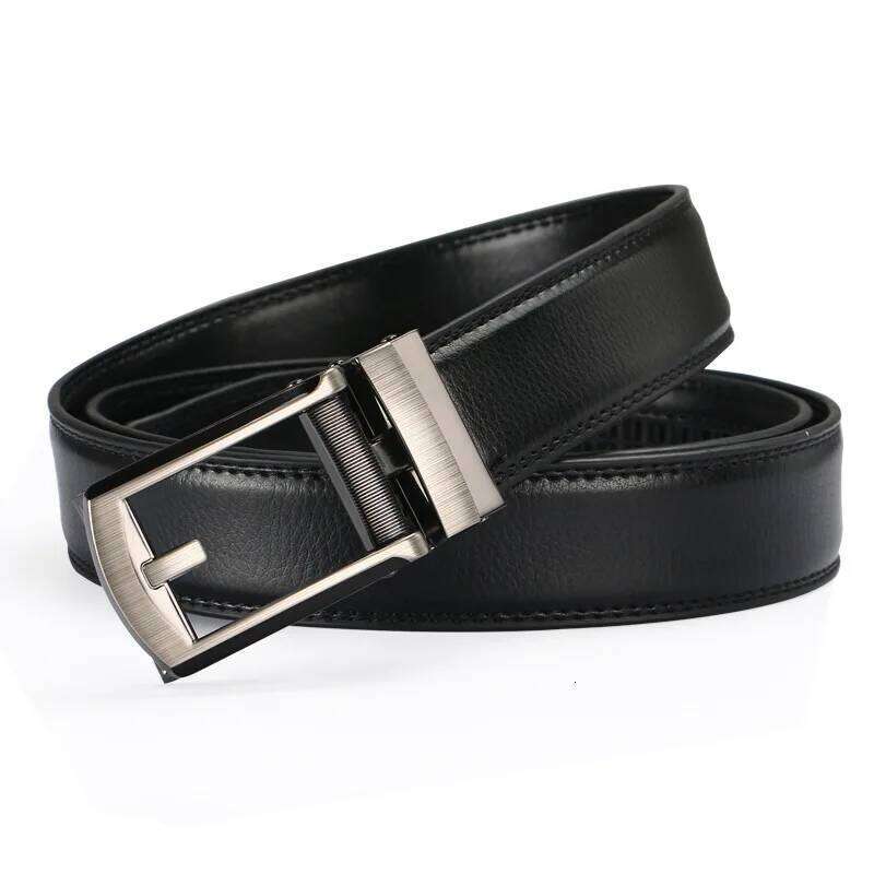Automatic Real Ratchet in 30mm or 3cm width - Men Leather Belt with Auto Lock Buckle Y260225