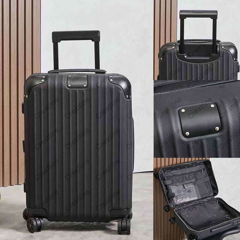 20A Boarding suitcase aluminum luggage leather handle Tvvsit series luxury password box