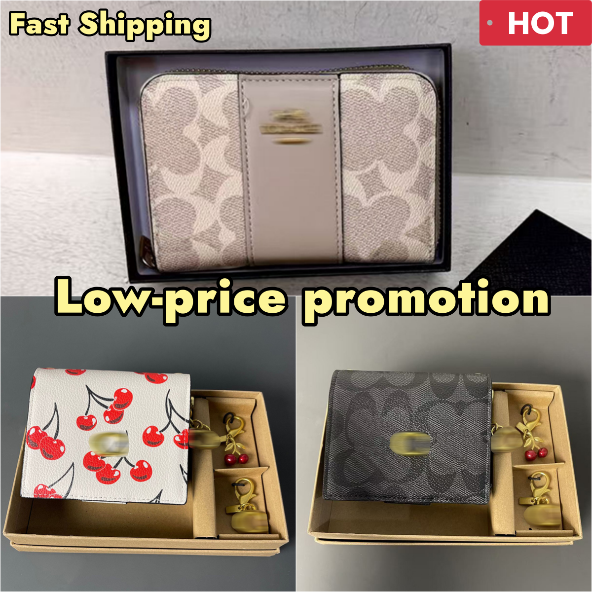 wallet card holder designer wallet women luxury mens wallet passport holder designer 10A Gift boxed wallet luxury men womens wallet designer purse cardholder