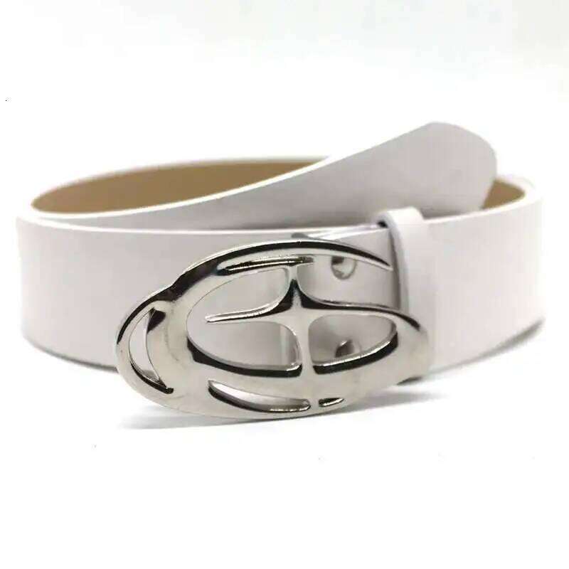 IEFB New Trendy Belt Abstract Three-dimensional Cross Star Design Buckle Waistband Jeans Skirt Accessories Fashion Belts 9W490 Y260225