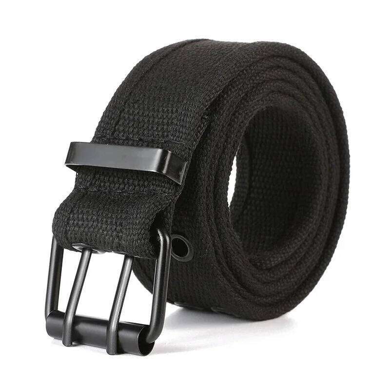 1pc Men's Double Hole Pin Buckle Belt, Outdoor Sports, Suitable For Both Men And Women Y260225
