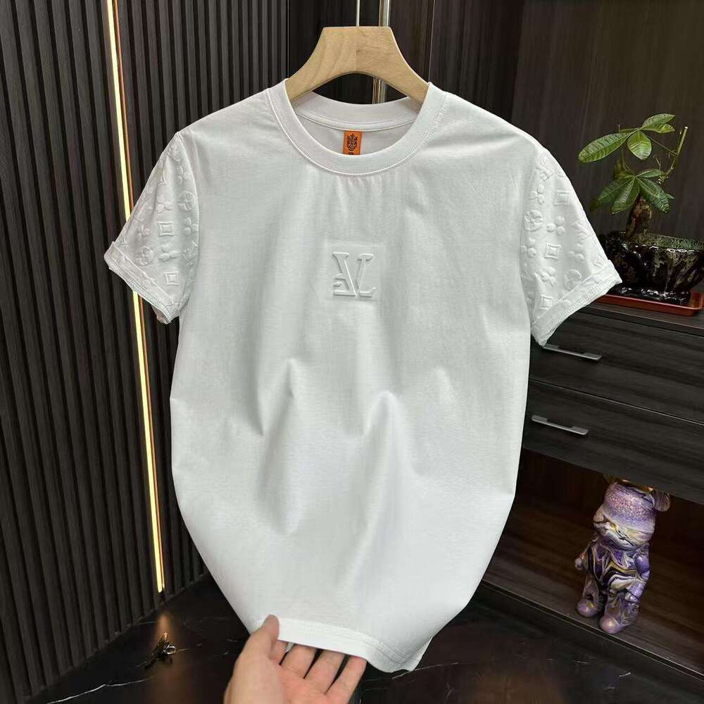Summer Men's Light Luxury Slim Fit Short Trendy Brand Casual Shirt Cool And Stylish Half Sleeve Luanyun