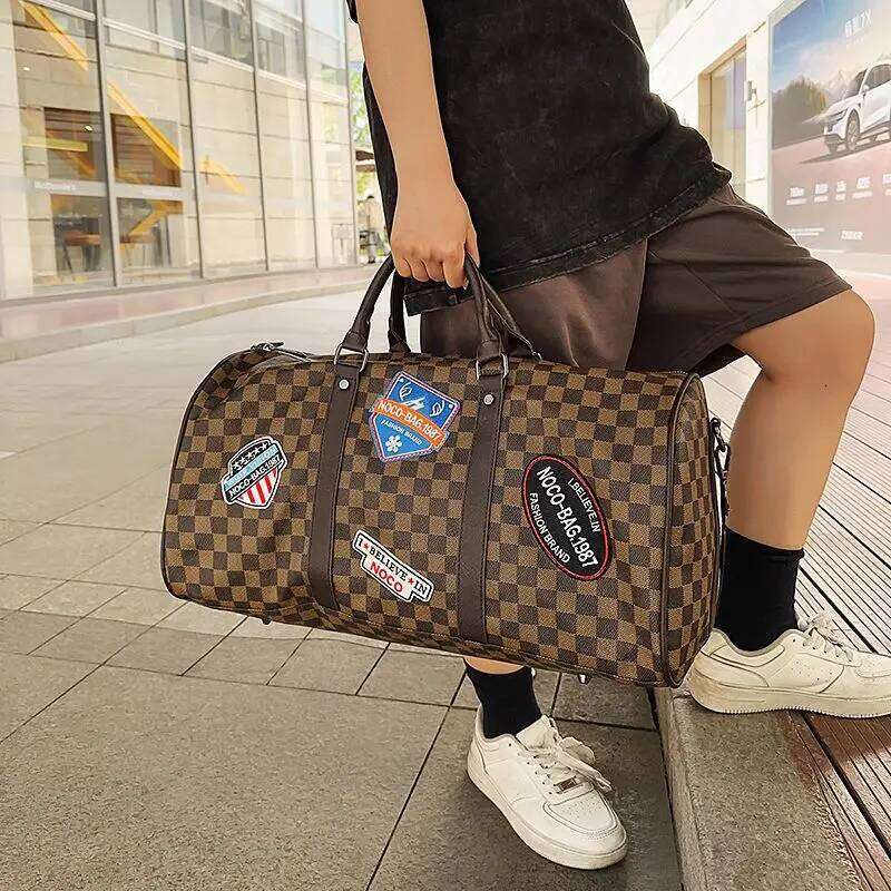 2025 New Crossbody Short Trip Bag Men & Women, Large Capacity Travel Duffle for Business Commute Gym Shoulder Hand Tote Y260225