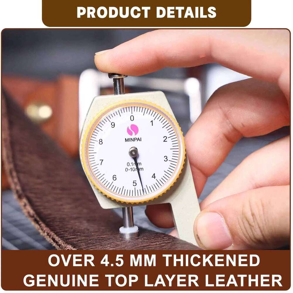 Genuine Men's Cowhide Belts Stainless Steel Buckle, Italian Thickened Leather With Box,Ideal Choice For Gift Y260225