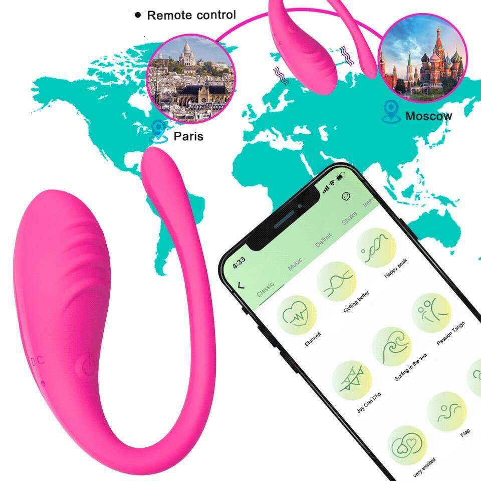 Wearable Massager Mini Vibrator with App Control Vibration Remote Controller Couple Love Sex Toy Adult Products 26H0224