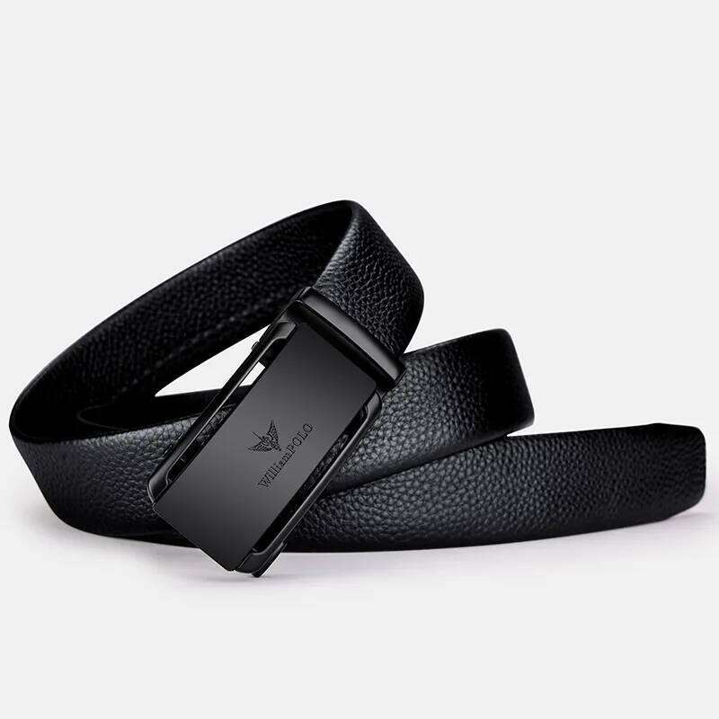Genuine leather business with automatic buckle, fashionable formal pants belt, personalized belt Y260225