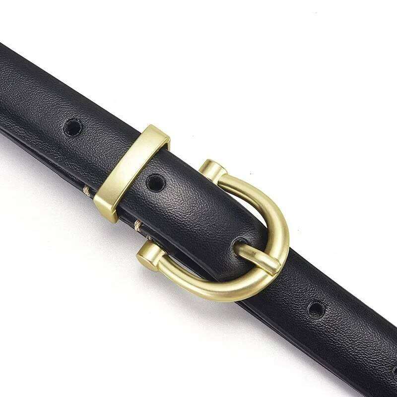 New Women's Fashionable Thin Buckle Belt, Detachable Double Side Denim Belt As A Gift For Mothers And Girlfriends Y260225