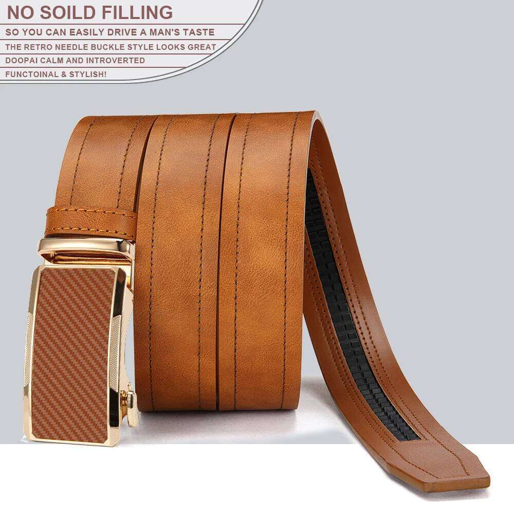 New Business Leisure Alloy Square Buckle Men's Luxury Designer High Quality Leather Cowboy Belt Multi Color Y260225