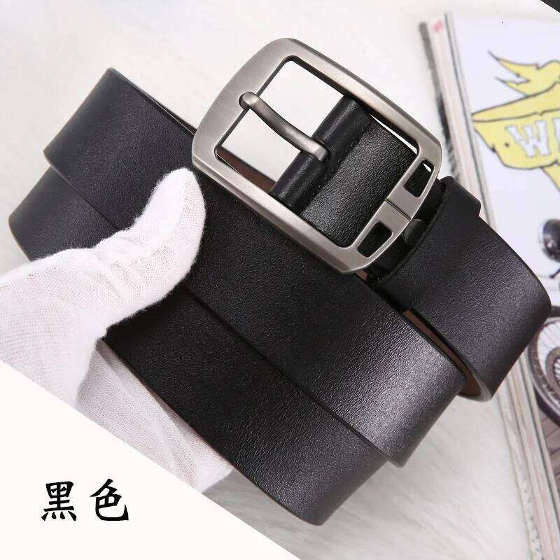 Male Pin Buckle Waistband Large Size 105-140 150 160 170cm Men's Genuine Leather Belts for Jeans Pants Perfect Father'S Day Gift Y260225