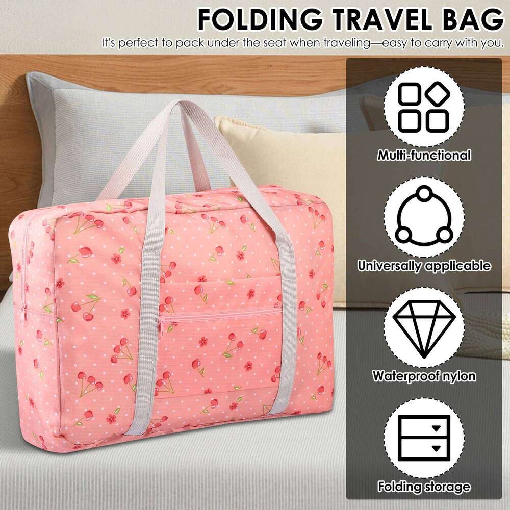 Travel Duffel Portable Large Capacity Carry On Waterproof Sports and Fitness Bag Household Clothing Storage Organization Y260225