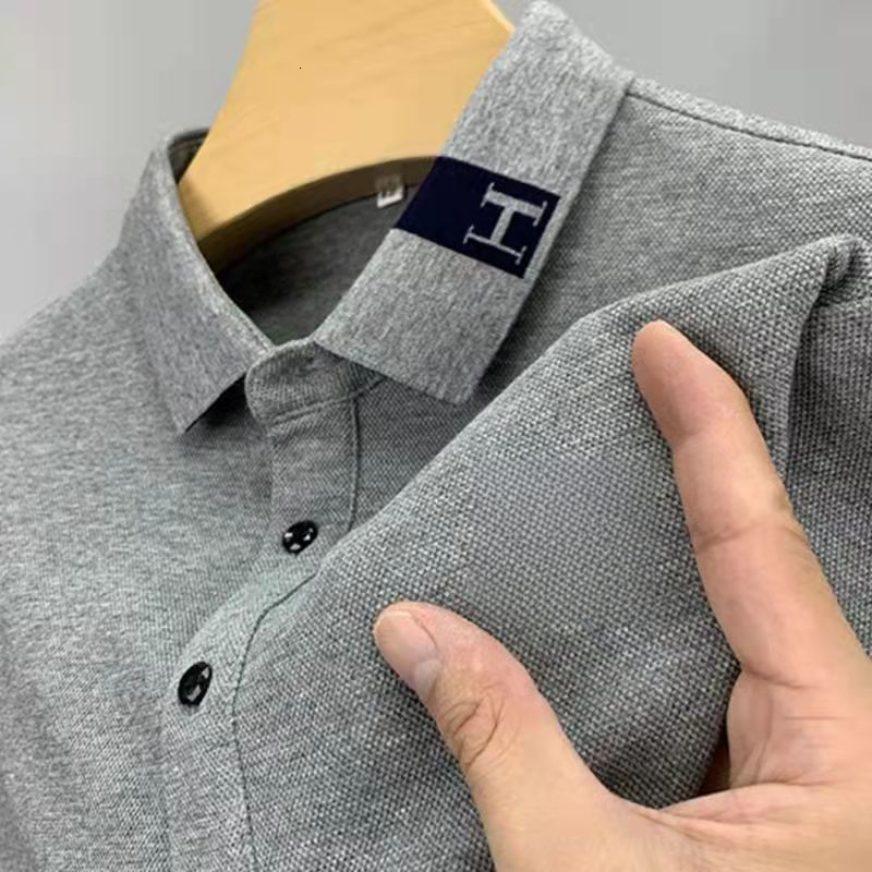 2026 New Designer Short-Sleeved T-Shirt Embroidered Luxury Youth And Middle-Aged Collared Polo Shirt - Outdoor Large-Sized Casual Business Men's 