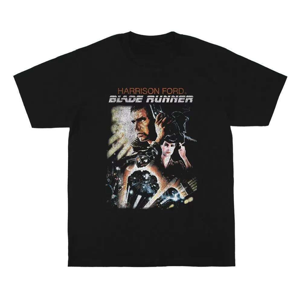 Blade Runner Cyberpunk Movie Rachel Decker Men's Loose Short sleeved Printed Shirt unisex Top T-shirt C260225