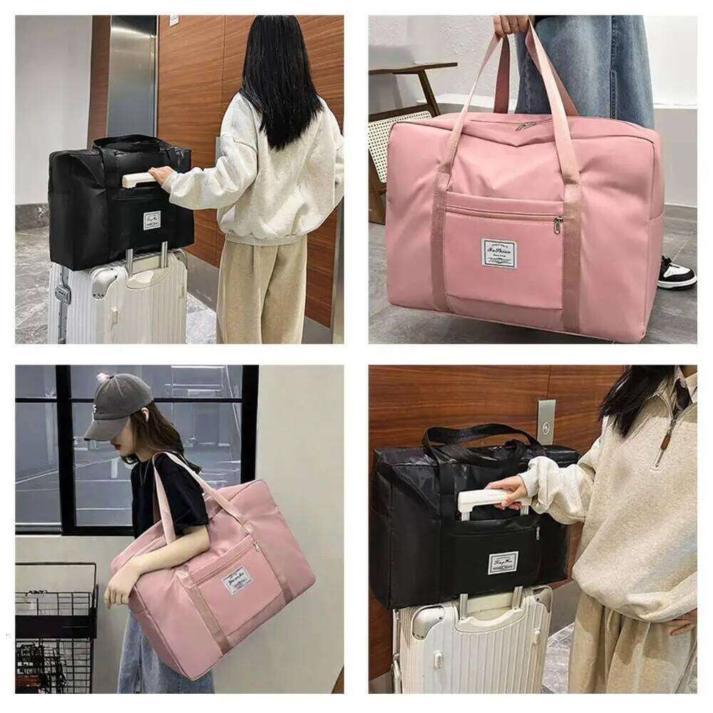 Waterproof Travel Duffle Bag Lightweight Foldable Large Capacity Adjustable Shoulder Strap Multi Color Options for Long Trips Y260225