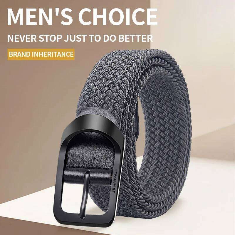 Men's needle buckle, student youth Korean version versatile denim canvas belt, nylon men's luxury outdoor hunting tactics, multi Y260225