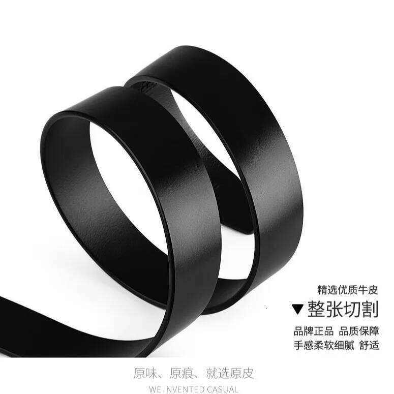 WILLAIAMPOLO New automatic buckle men's belt casual business versatile cowhide waistband men Y260225