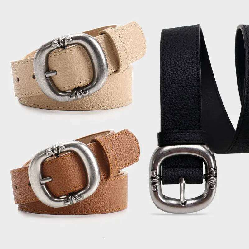 Leopard Print Belt Women's Fashion Casual Versatile Jeans Accessories Girdle Gothic Retro Pu Leather Pin Buckle Waistband Y260225