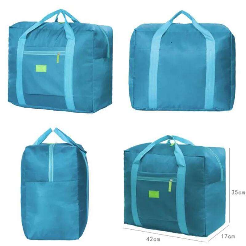 Portable Travel Folding Unisex Large Bag Women Capacity Hand Luggage Business Trip Traveling Bags WaterProof Y260225