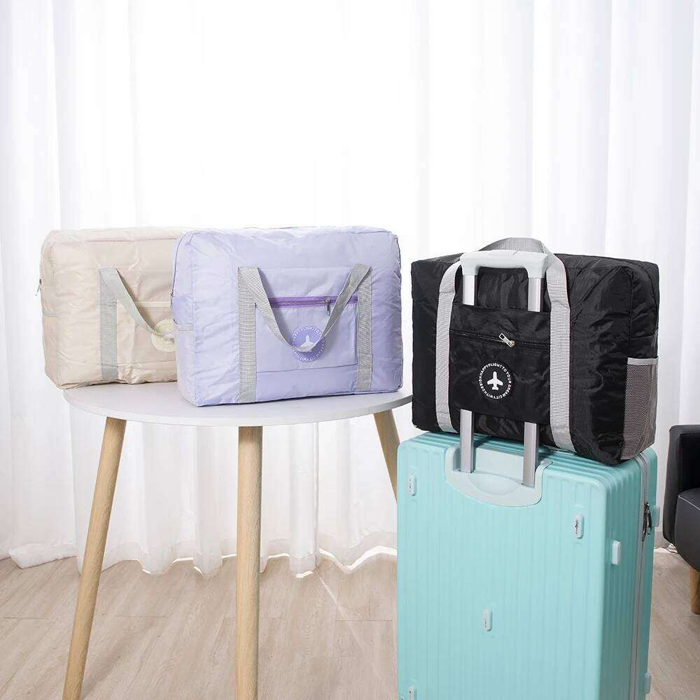 Large Capacity Foldable Travel Portable Handheld Luggage Short Distance Simple Waiting for Delivery Storage Bag Y260225