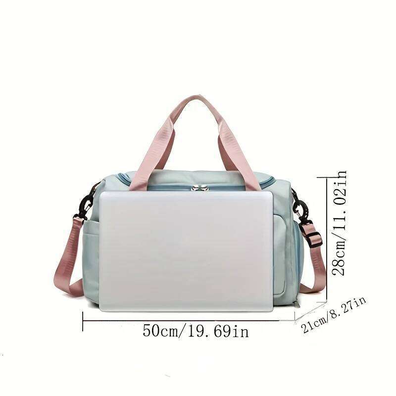 Carry on Travel Large Capacity Luggage Handbag Dry-Wet Waterproof Separation Sports Fitness Bags for Outdoor Crossbody Bag Y260225