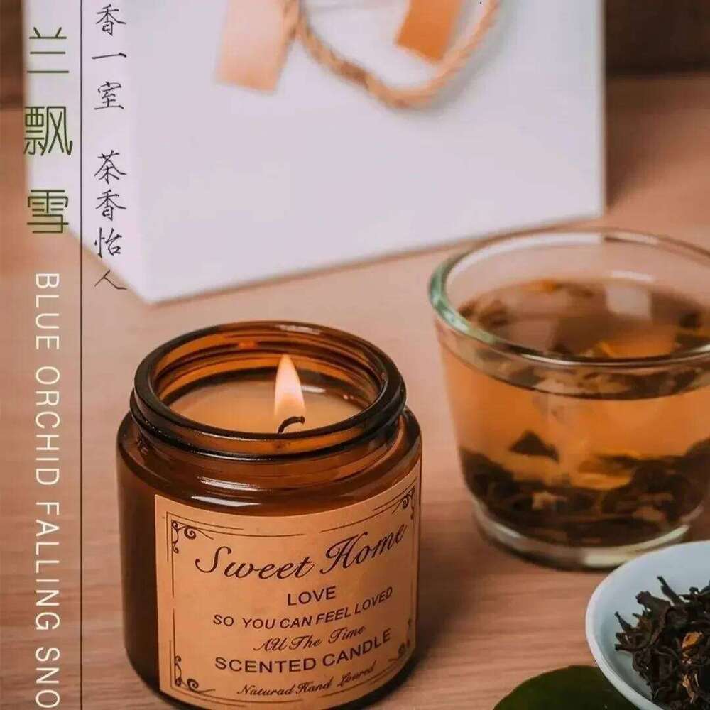 Handmade Sleep Aid Home Bedroom Aromatherapy Candles Smokeless Fragrance Decorative Gifts H260225