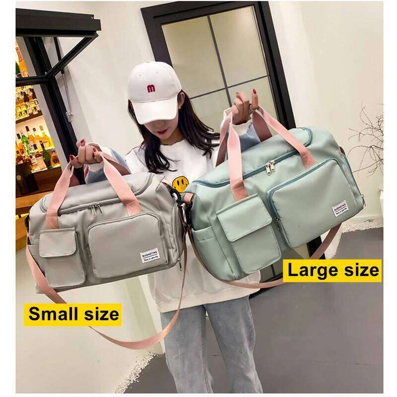 Womne's Travel Handbags Gym Shoulder Oxford Fitness Camping Trekking Bags Hiking Waterproof Outdoor Crossbody Bag Y260225