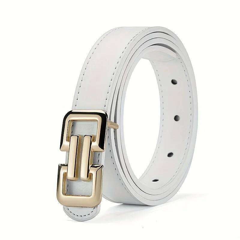 Ladies' is fashionable and versatile, with a simple waist belt small trousers, suitable for daily wear, parties, Y260225