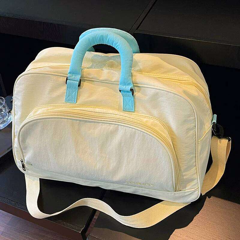 Fashion Contrasting Travel Large Capacity, Sports and Fitness Weekend Overnight Camping Storage Bag, Etc Y260225