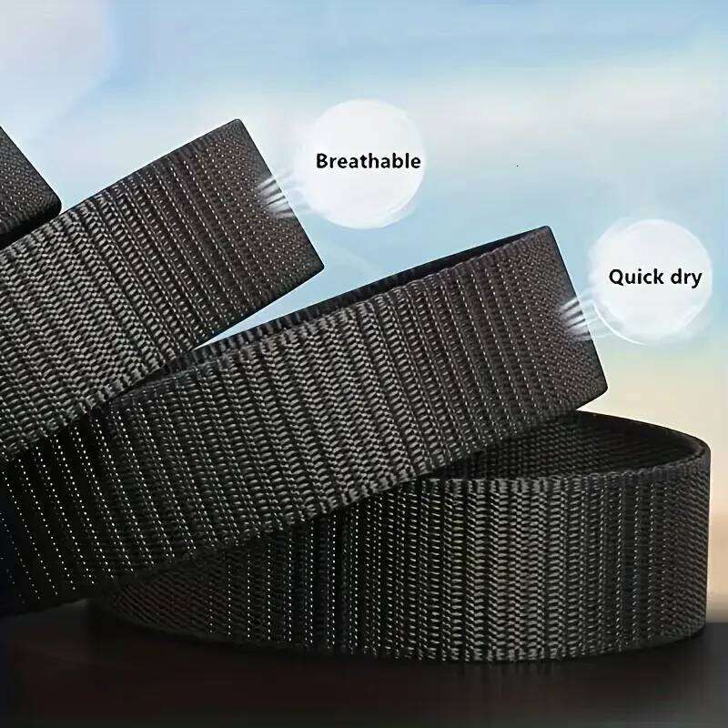 2026 New Automatic Buckle Nylon Outdoor Hunting Multifunctional Tactical Canvas Belt High Quality Men And WomenBelt Y260225