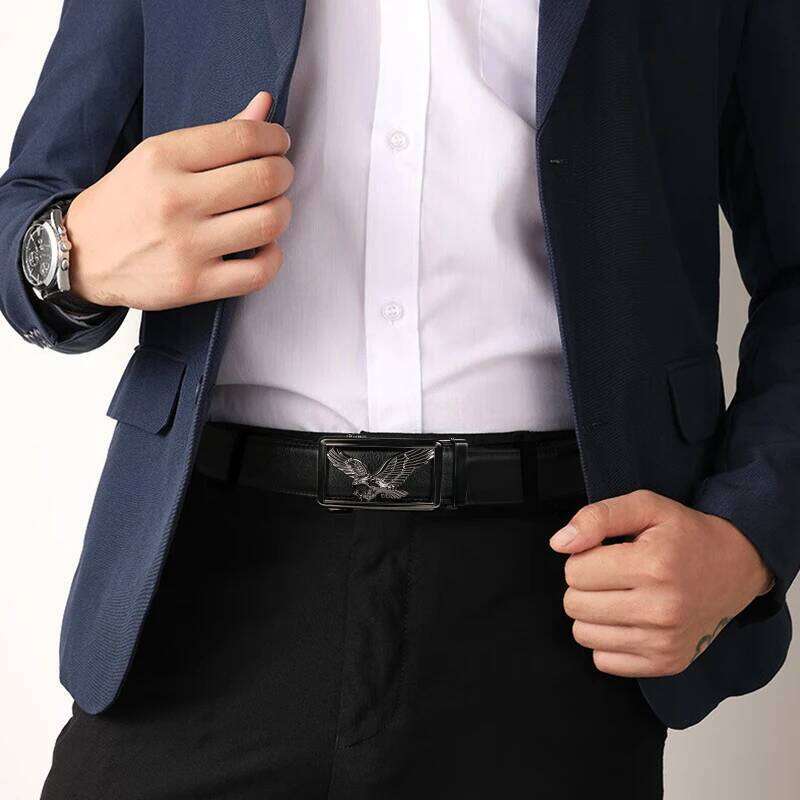 With Alloy Automatic Buckle, Fashion Men's Business Leisure Belt Y260225