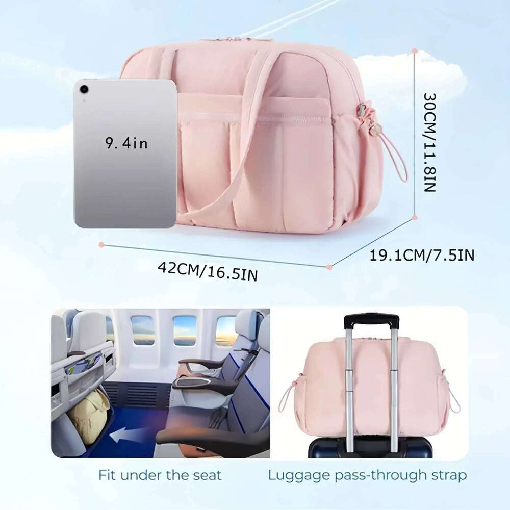 Expandable Travel Duffel Bag - Stylish oversized shoe compartment portable gym bag that folds lightweight duffle-tan Y260225