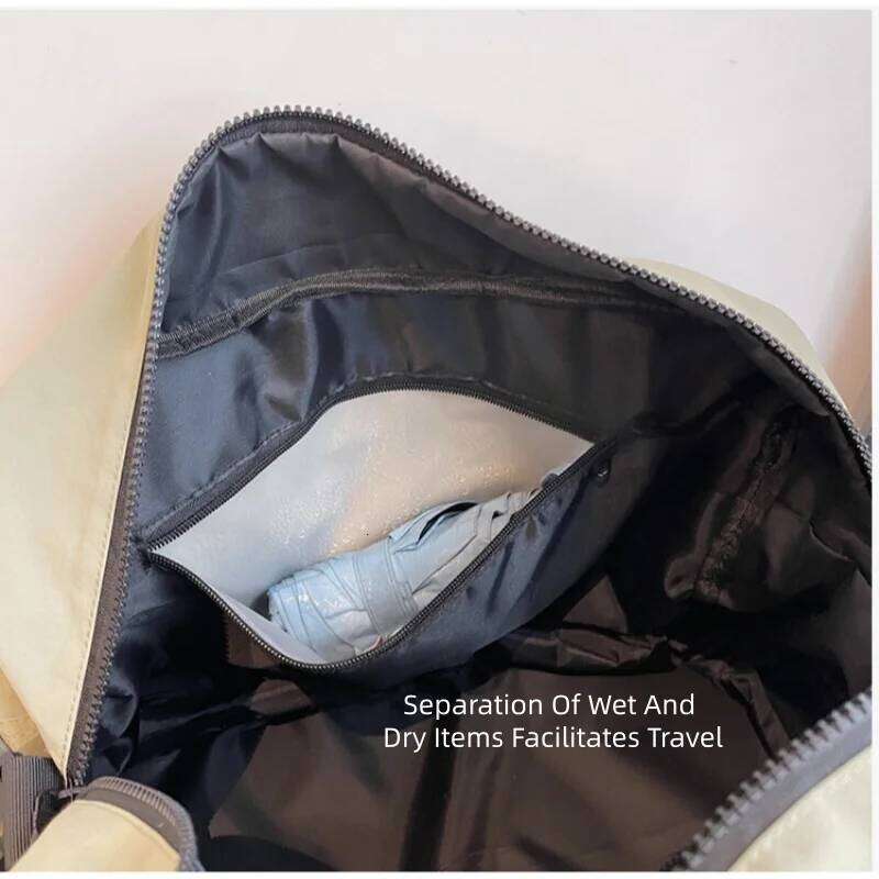 Foldable Travel Expandable Large Capacity Luggage Stylish Portable Dry-Wet Separation Multi-Functional Sports Fitness Bag Y260225