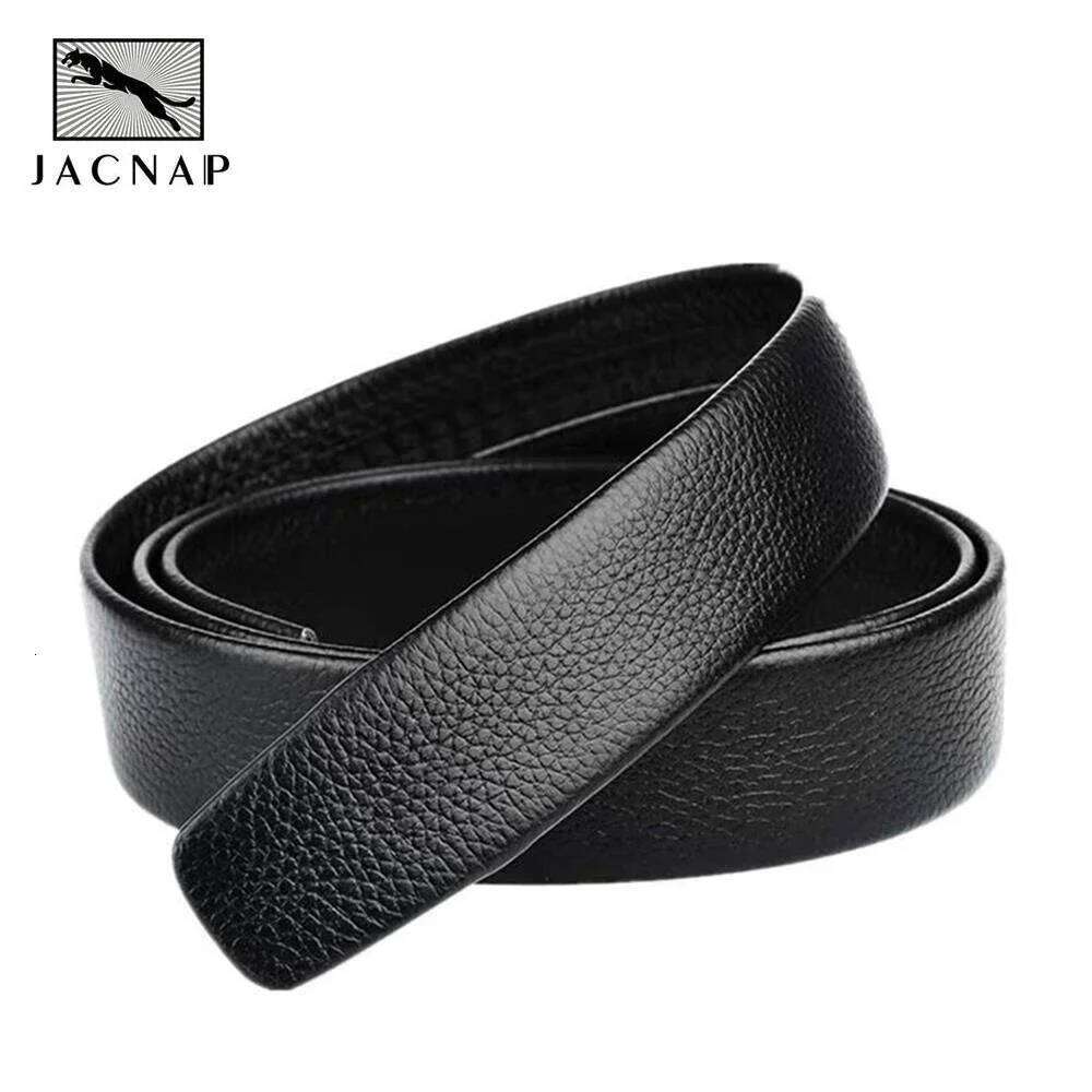Mens Automatic Genuine Leather Top Quality Cow Strap Adjustable Belts Jeans Belt for Men Gifts 115 125 130cm Y260225