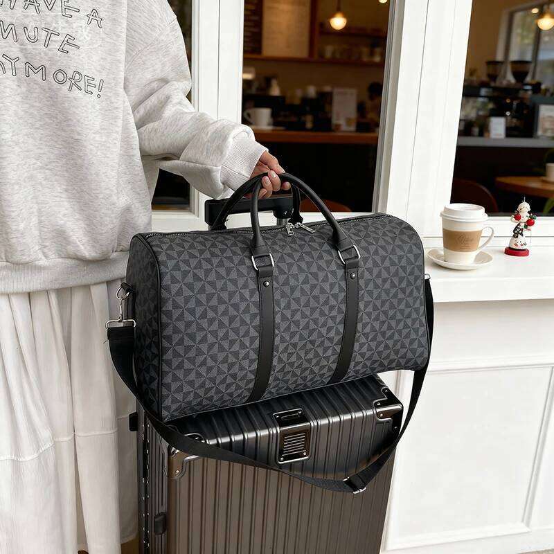 Unisex Travel Handbag Luggage Lightweight Crossbody Shoulder Bag Waterproof Large Capacity Storage for Business Trip Y260225