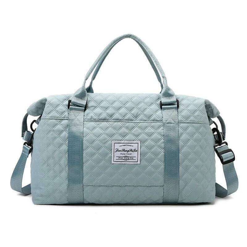 Carry On Travel Bag Large Capacity Weekender Overnight Duffle with Shoe Compartment Sports Fitness Bags Handbag for Women Y260225