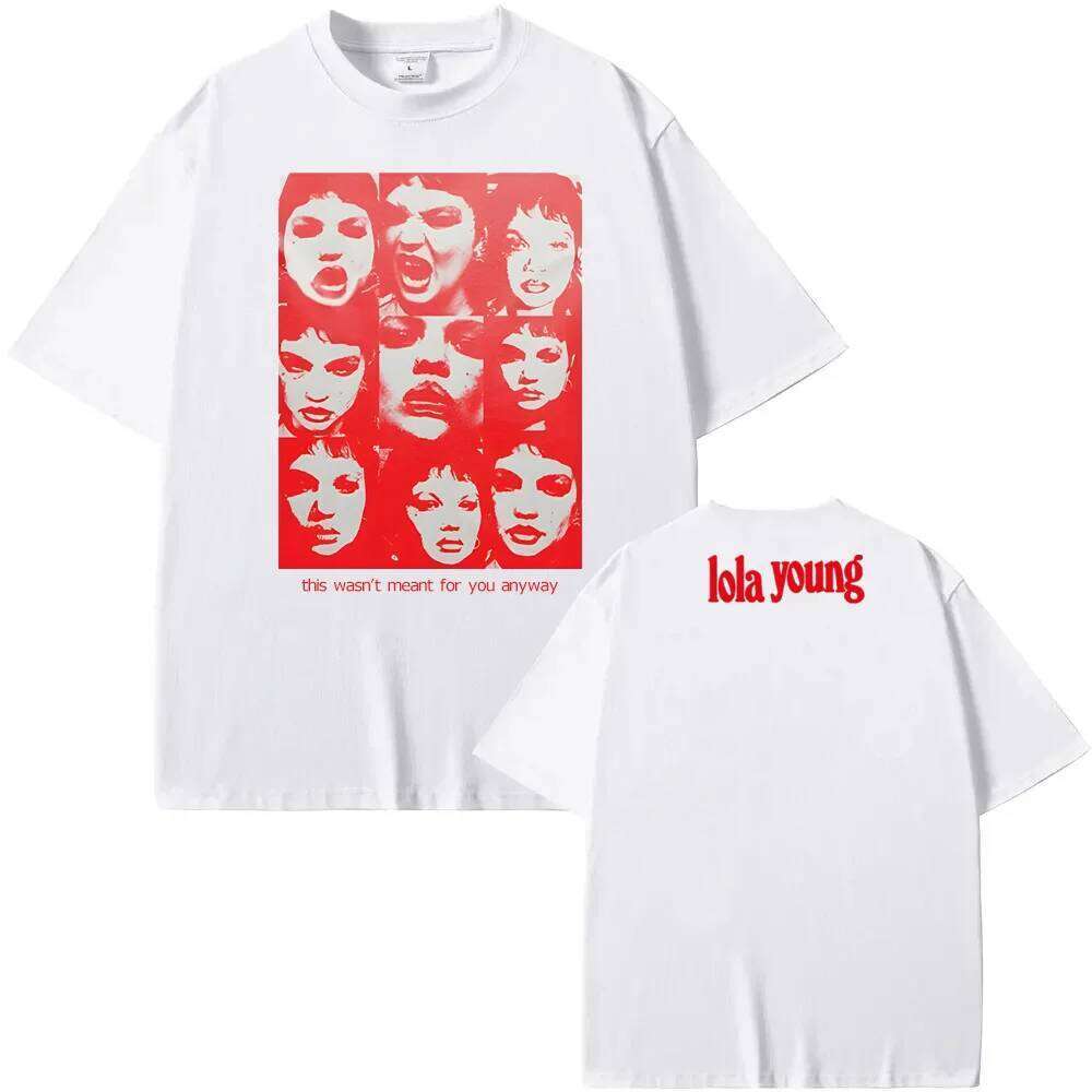 LOLA YOUNG T Shirt Aesthetic HighQuality Tee-shirt RopaMujer O-neck Clothing Graphic Printing Casual Retro Singer -Style Tshirt C260225