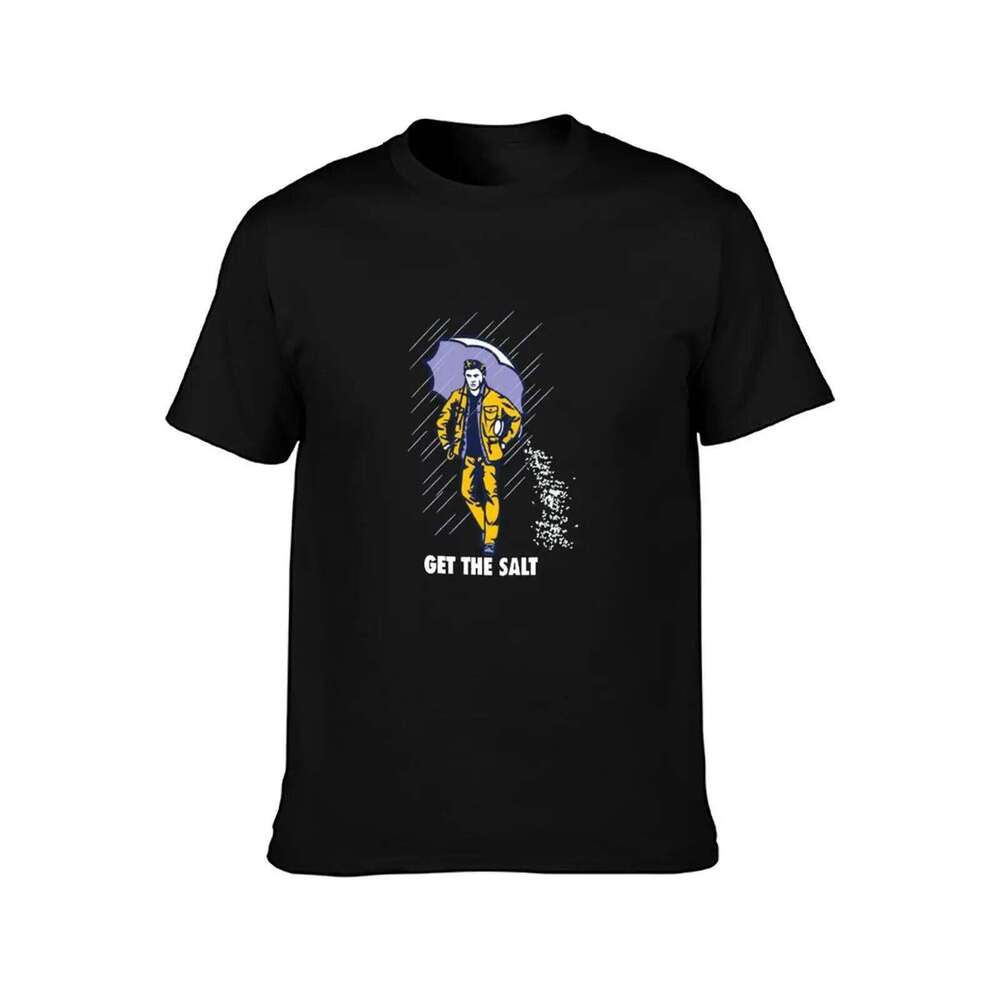 Get The Salt Dean Winchester Funny Supernatural T Shirt t shirt men 100% cotton brand T-Shirt H260225