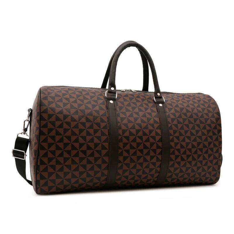 Retro Exquisite Geometric PU Travel Large Capacity High Quality Color Matching Shoulder Bags for Women 2024 Fashion Classic Y260225