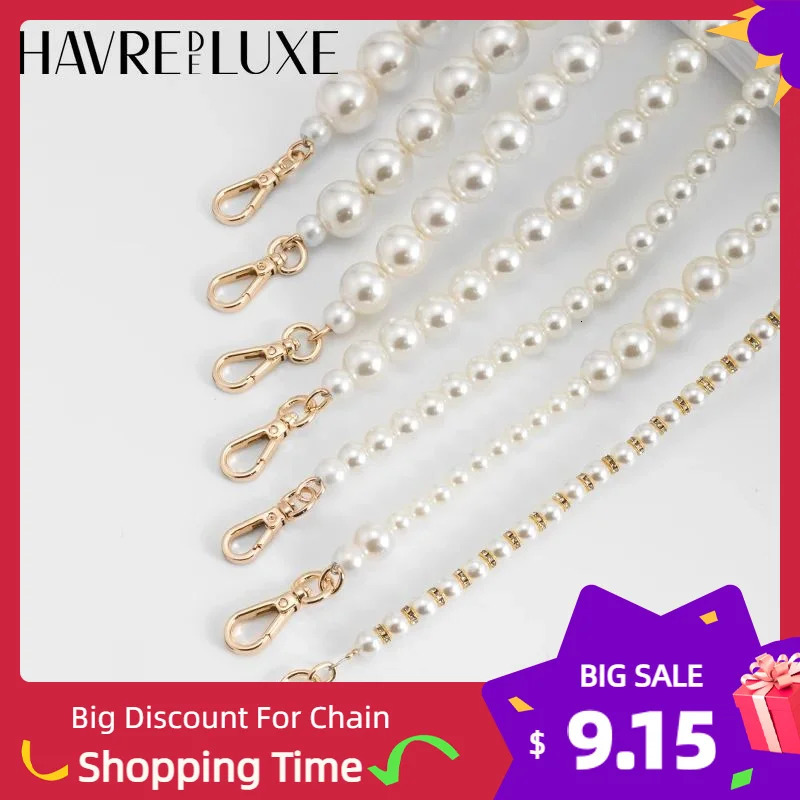 Pearl Chain Accessories Small Fragrant Wind Bag Messenger Shoulder Strap Diy Transformation Replacement Bag Chain Single Buy 260202