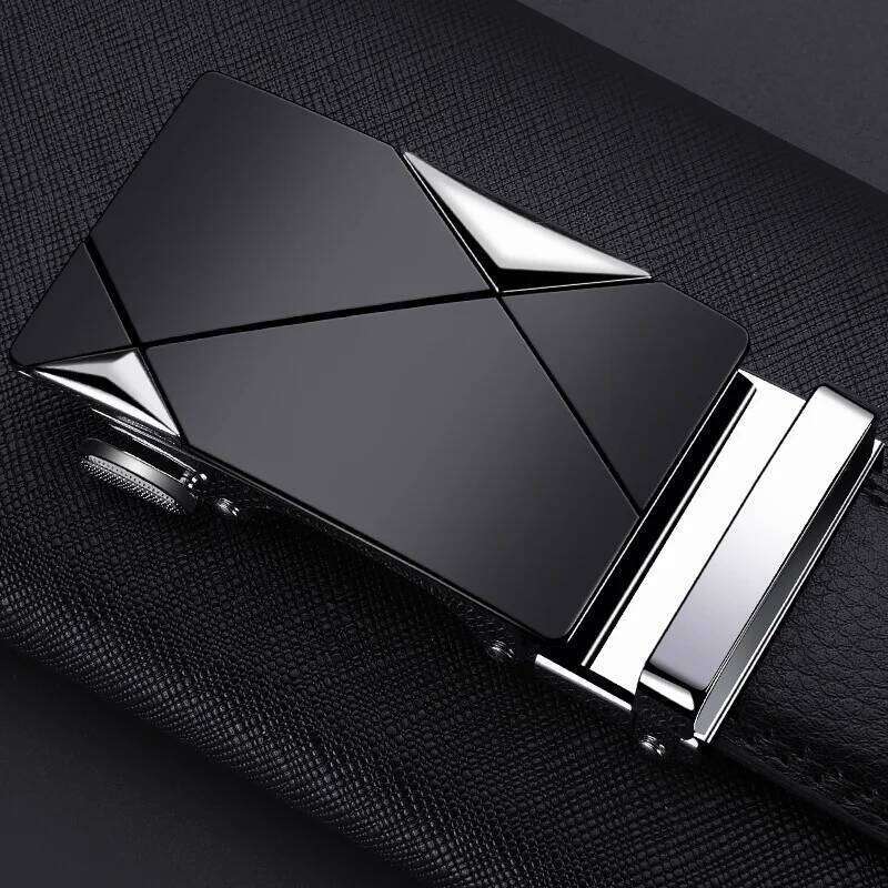 Men's Automatic Buckle for Big Men, Extra Long Size 140 150 160 170cm, Oversized Faux Leather Dress Casual Belt Y260225